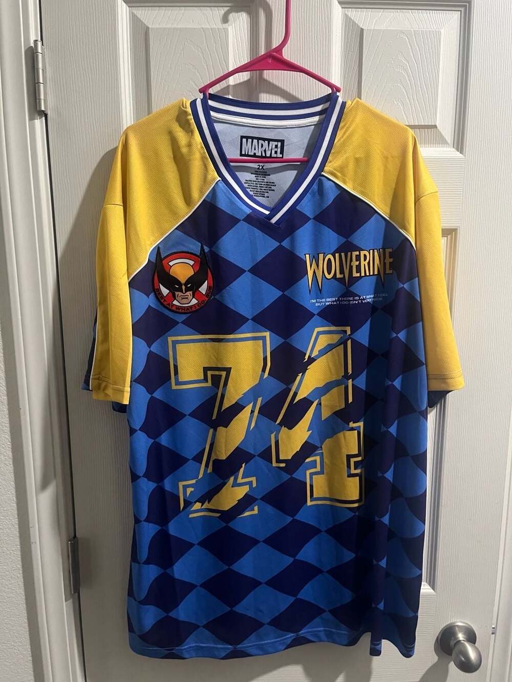 Marvel Wolverine 2X & 3XL Jersey Best At What I Do Bub Graphic Shirt 30$ each